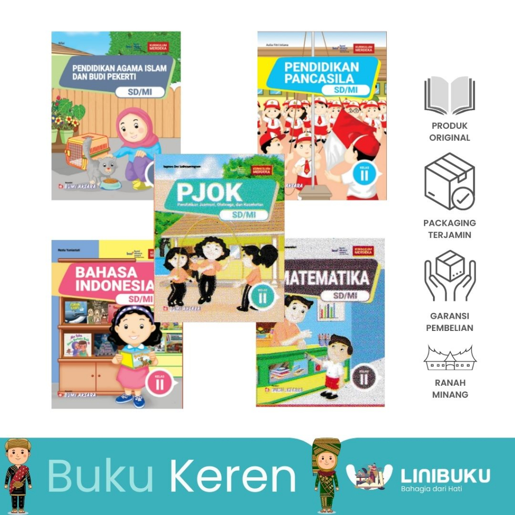 Jual Kelas 2 SD/MI - Buku Pelajaran Kurikulum Merdeka - Bumi Aksara ...