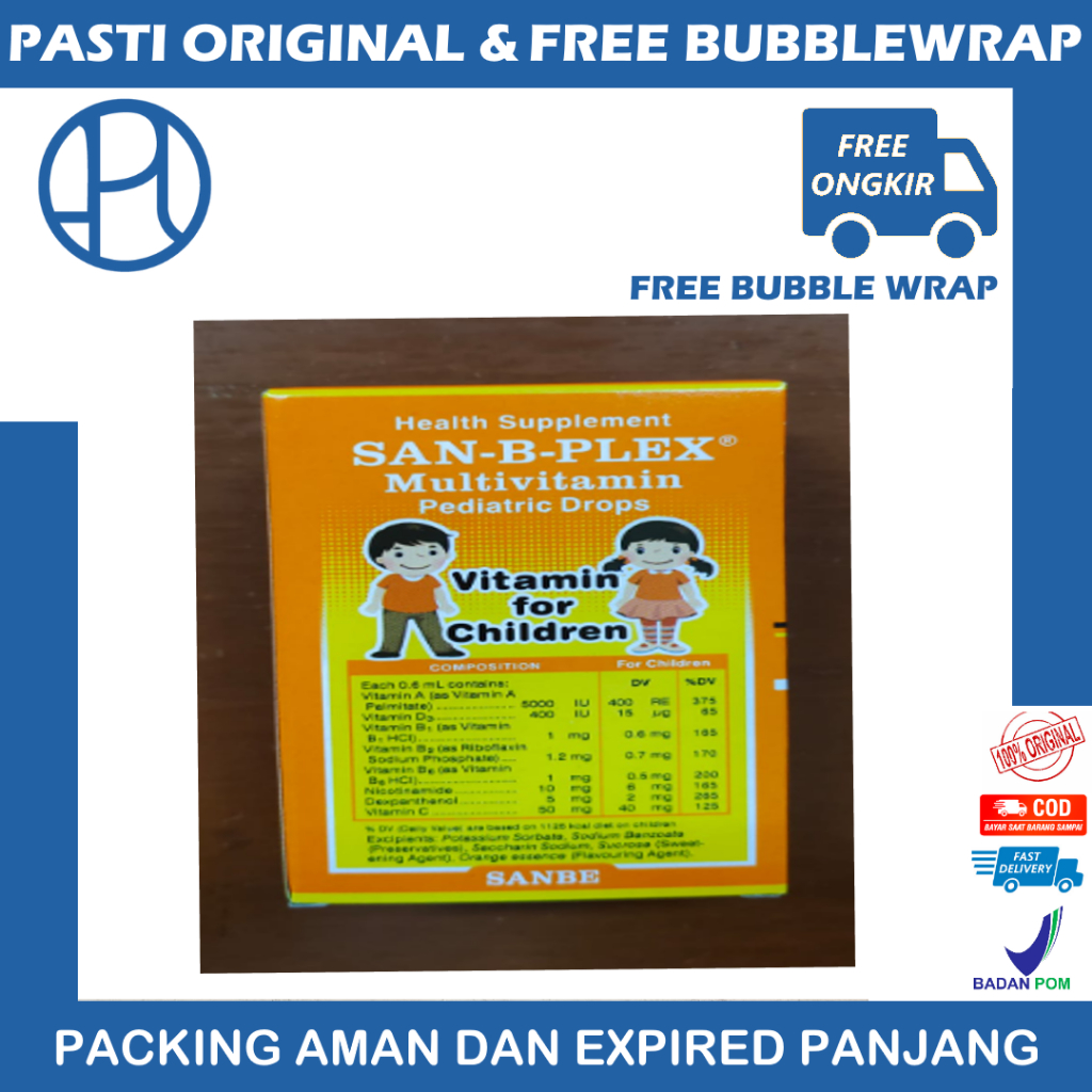 Jual SAN B PLEX DROP 15 ML MULTIVITAMIN VITAMIN BAYI BALITA SANBE PLEK