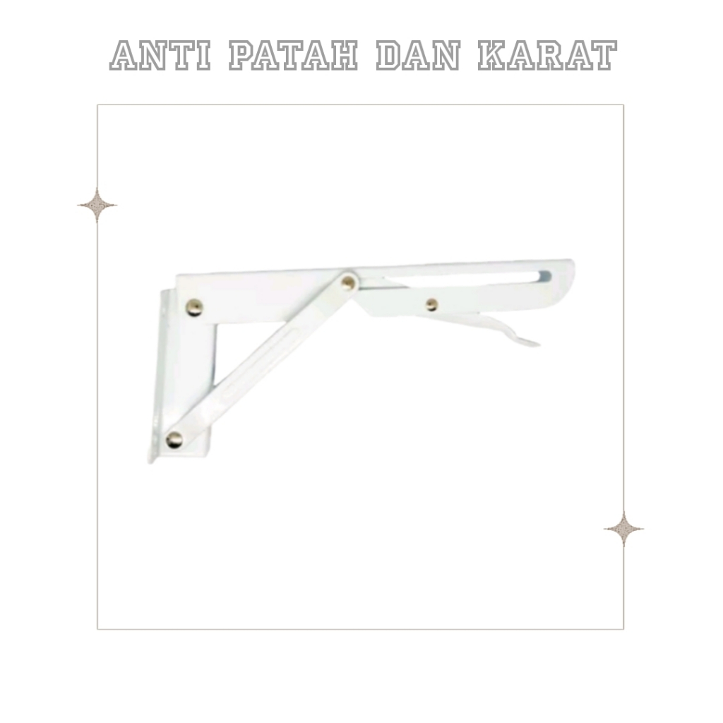 Jual Siku rak lipat CAB / siku lipat meja dinding / engsel meja lipat ...