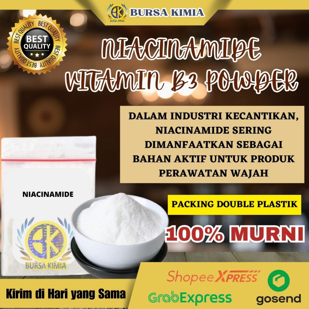 Jual Niacinamide/ Nicotinamide/ Vit B3 Powder 1 kg | Shopee Indonesia