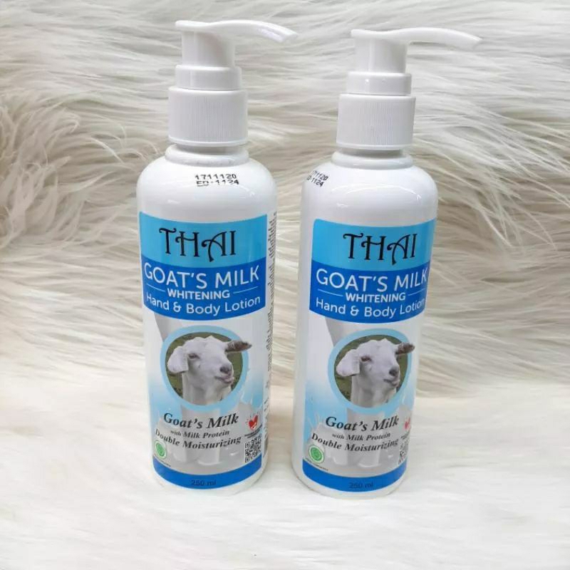 Jual Body lotion goat milk thai susu kambing 250 ml Shopee Indonesia
