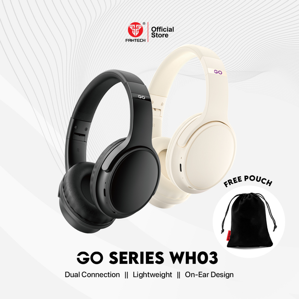 Jual Fantech Headphone Bluetooth Headset Wireless GO MOVE WH03 Shopee