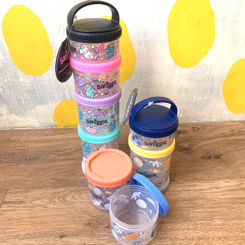 Jual Smiggle Snack Stack Containers 4in1 Shopee Indonesia