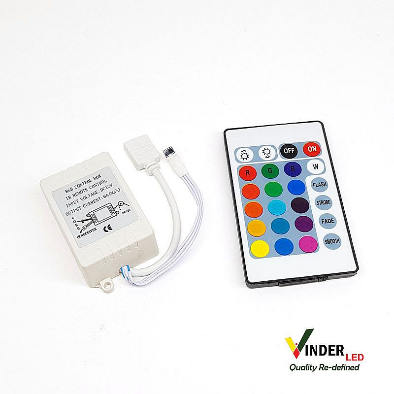 Jual VINDER RGB Strip Controller Standard Infra Red IR | Shopee Indonesia