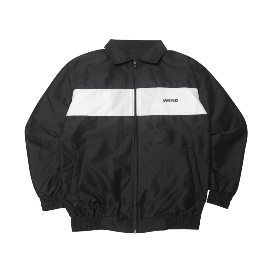 Jual WKND TRACKSUIT JACKET BLACK WHITE WILL 622 Shopee Indonesia