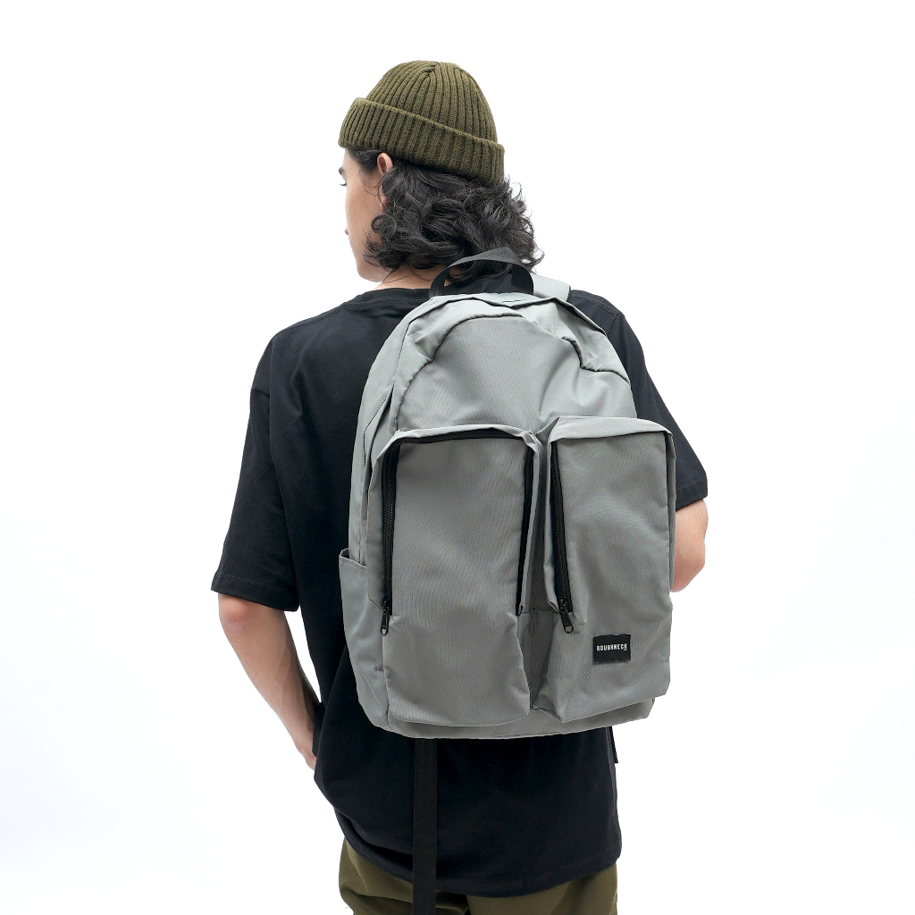 Jual Roughneck BP014 Grey Good Karma Backpack Shopee Indonesia