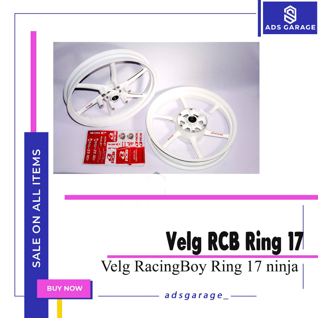 Jual Velg Rims 17 RCB Racing boy Original | Shopee Indonesia