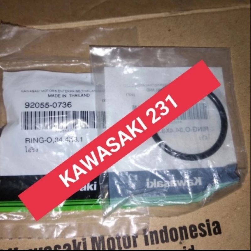 Jual O Ring Seal Water Pump Waterpump Ninja 250 Karbu Ninja 250 Fi Z250 Original Shopee Indonesia