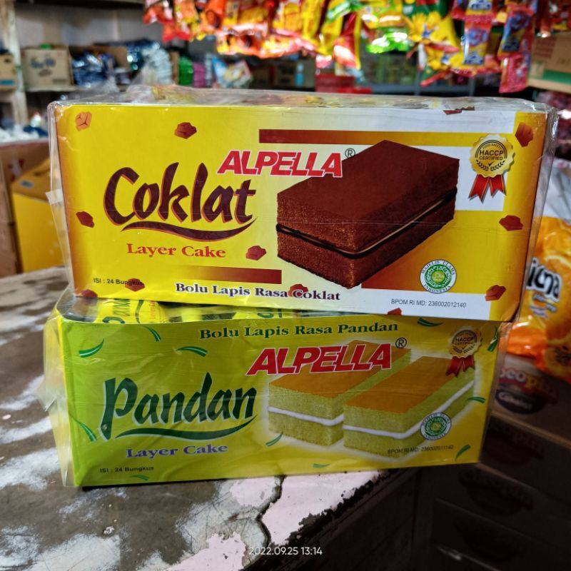 Jual apella pandan 1 box isi 24 / bolu apella pandan coklat | Shopee ...