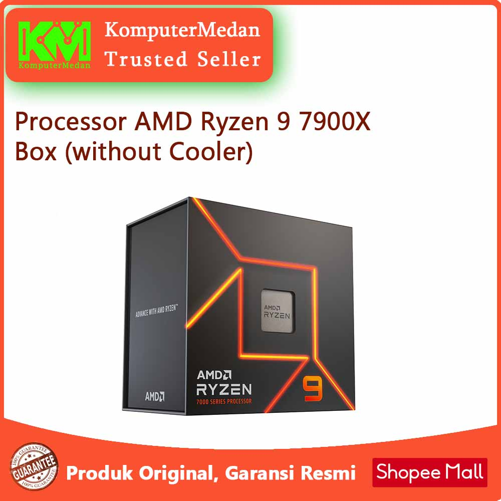 Jual Processor AMD Ryzen 9 7900X Box (without Cooler) | Shopee Indonesia