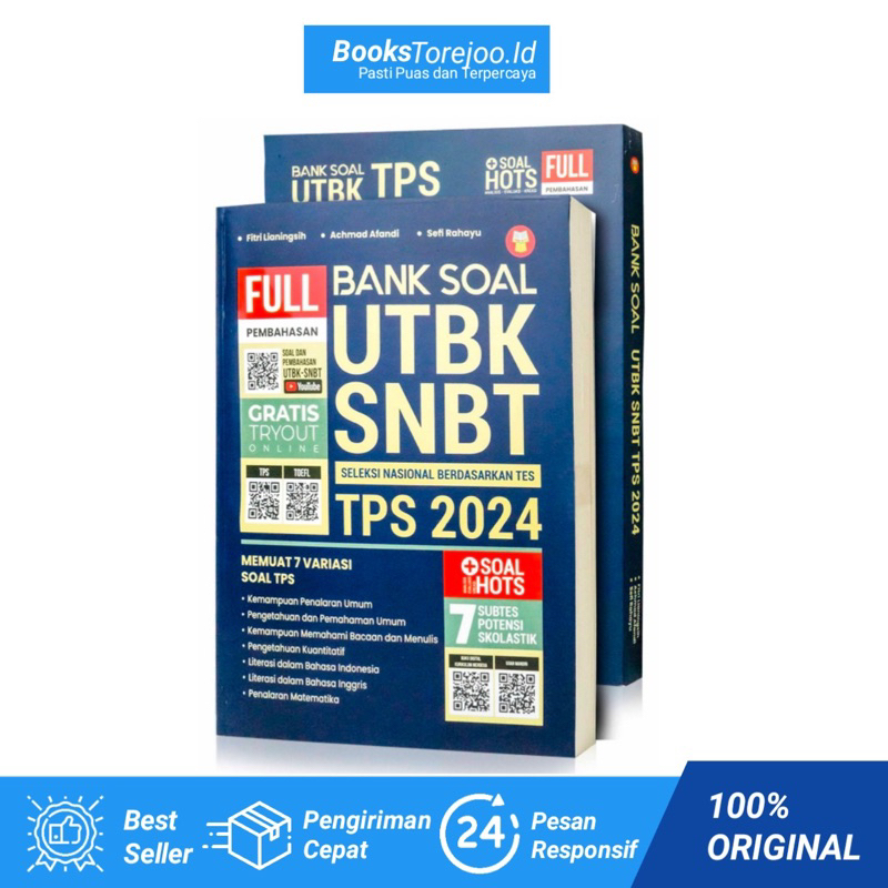 Jual BANK SOAL UTBK SNBT TPS 2024 - Fitri Lianingsih, Dkk. | Shopee ...