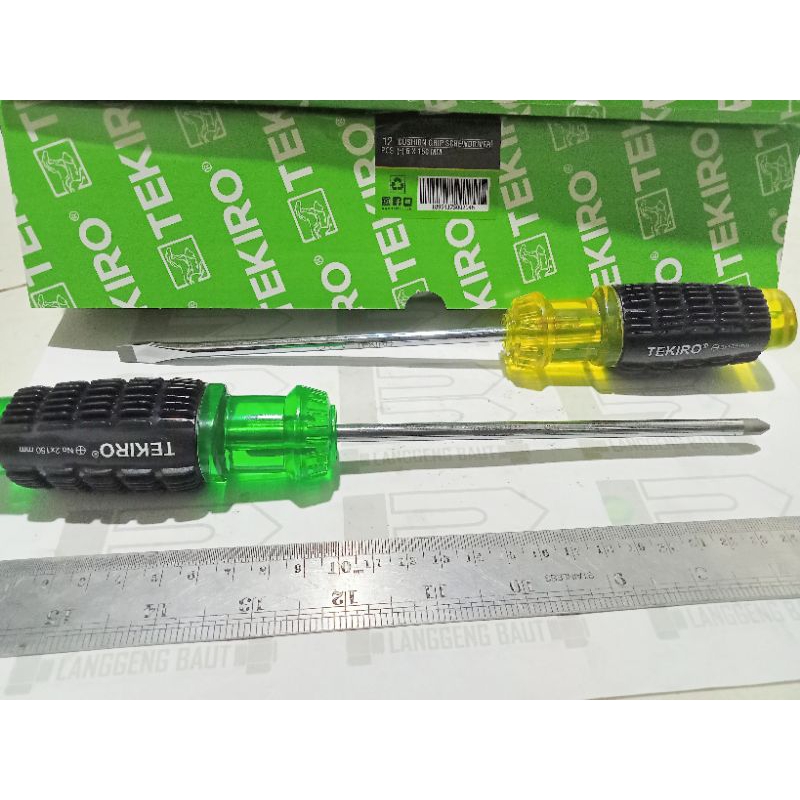 Jual Tekiro Obeng Karet 6 Inch / 150 mm PH2 Plus ( + ) Minus ...