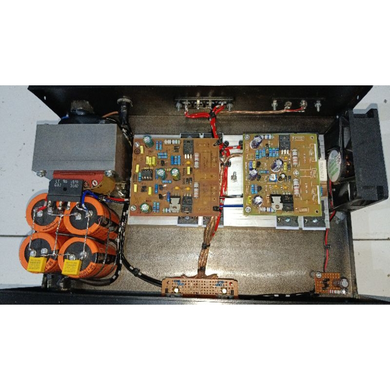 Jual Ampli Rakitan 2 Channel 5 Ampere Tembaga Murni CT 32 | Shopee ...