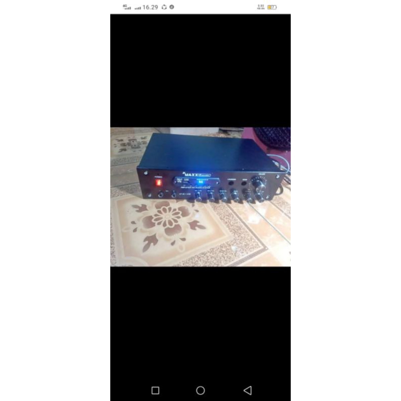 Jual power amplifier rakitan karaoke, stereo+blutooth Shopee Indonesia