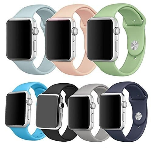 Tali Jam Tangan 38mm Apple Watch Band Series Jual Strap Silicone