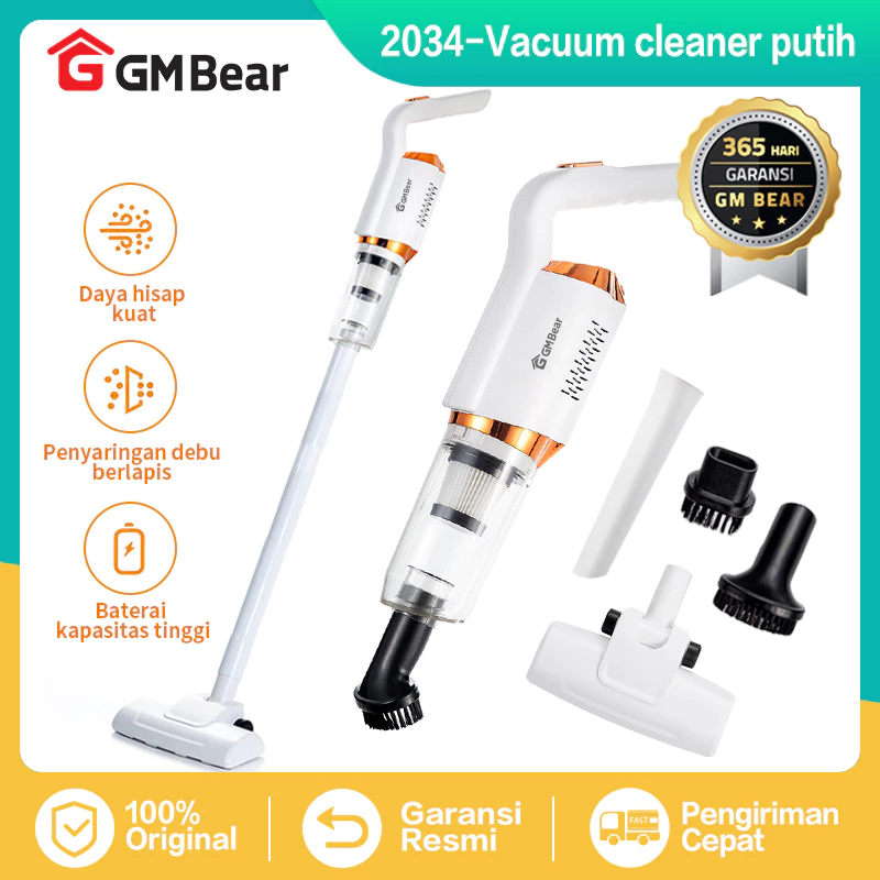 🔥 GM Bear Vacuum Cleaner 5-in-1 – Solusi Praktis Bersih-Bersih Rumah Tanpa Kabel