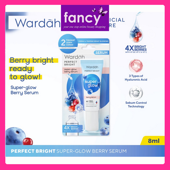 Jual Wardah Perfect Bright Super Glow Berry Serum Ml Shopee Indonesia