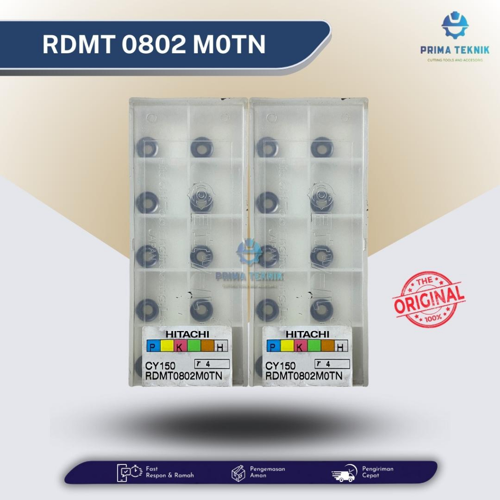 Jual Insert RDMT 0802 MOTN || CY150 Merk HITACHI | Shopee Indonesia