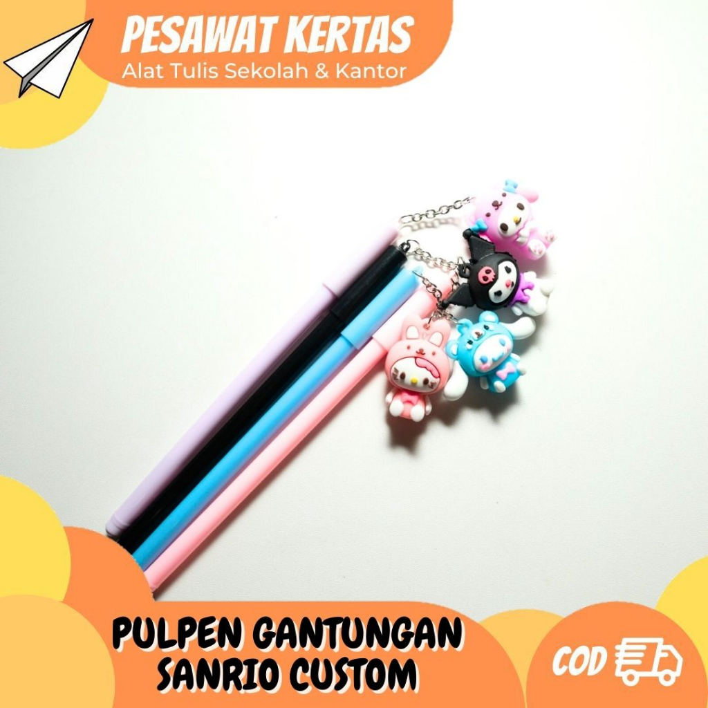 Jual PULPEN GANTUNGAN SANRIO CUSTOM PEN GANTUNGAN SANRIO CUSTOM LUCU ...