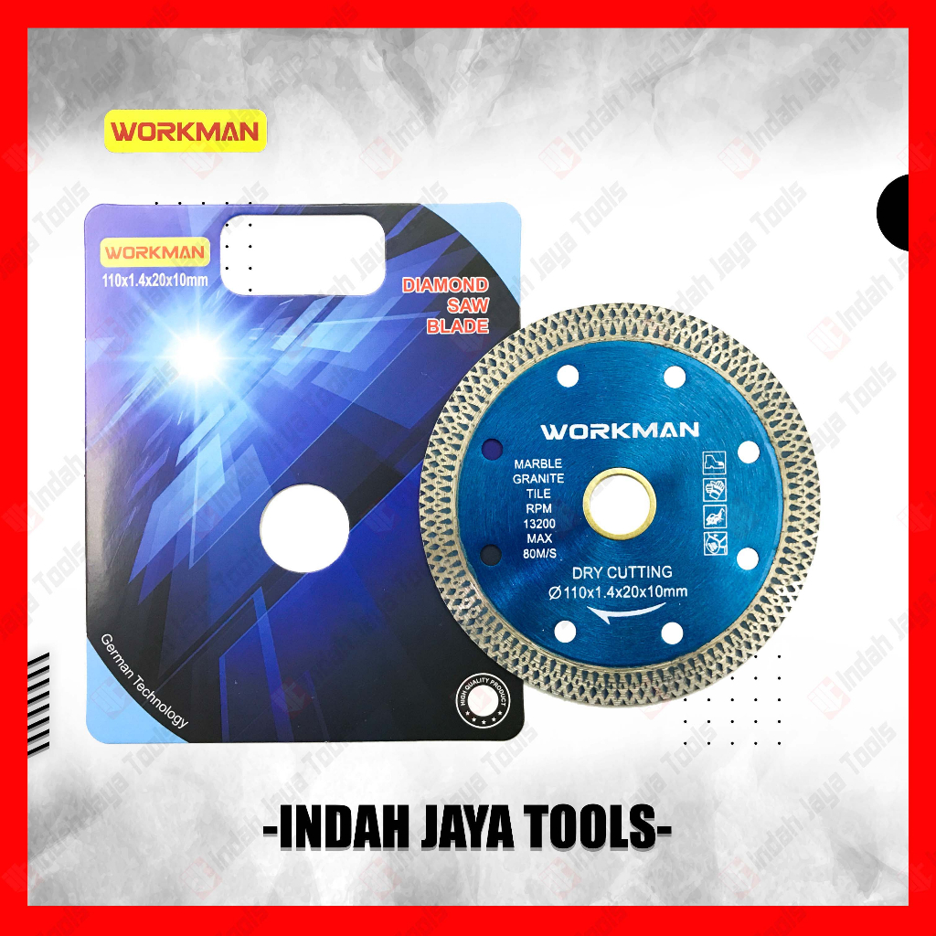 Jual WORKMAN Diamond Wheel TURBO X Mata Potong Gerinda Keramik Dry ...