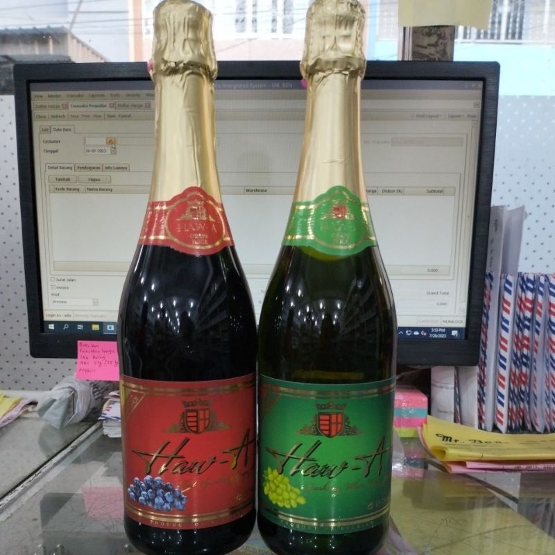 Jual Haw A Sparkling Grape Juice 750ml Impor Belgia | Shopee Indonesia
