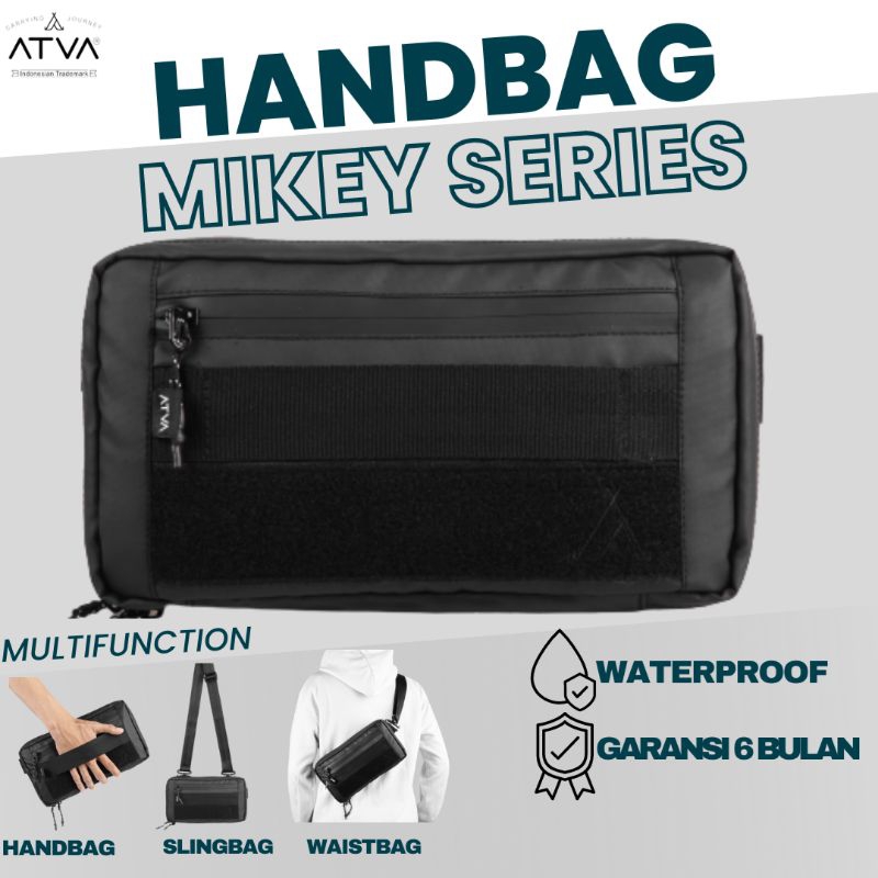 Jual Handbag pria branded Sling bag waist bag pouch bag pria terbaru