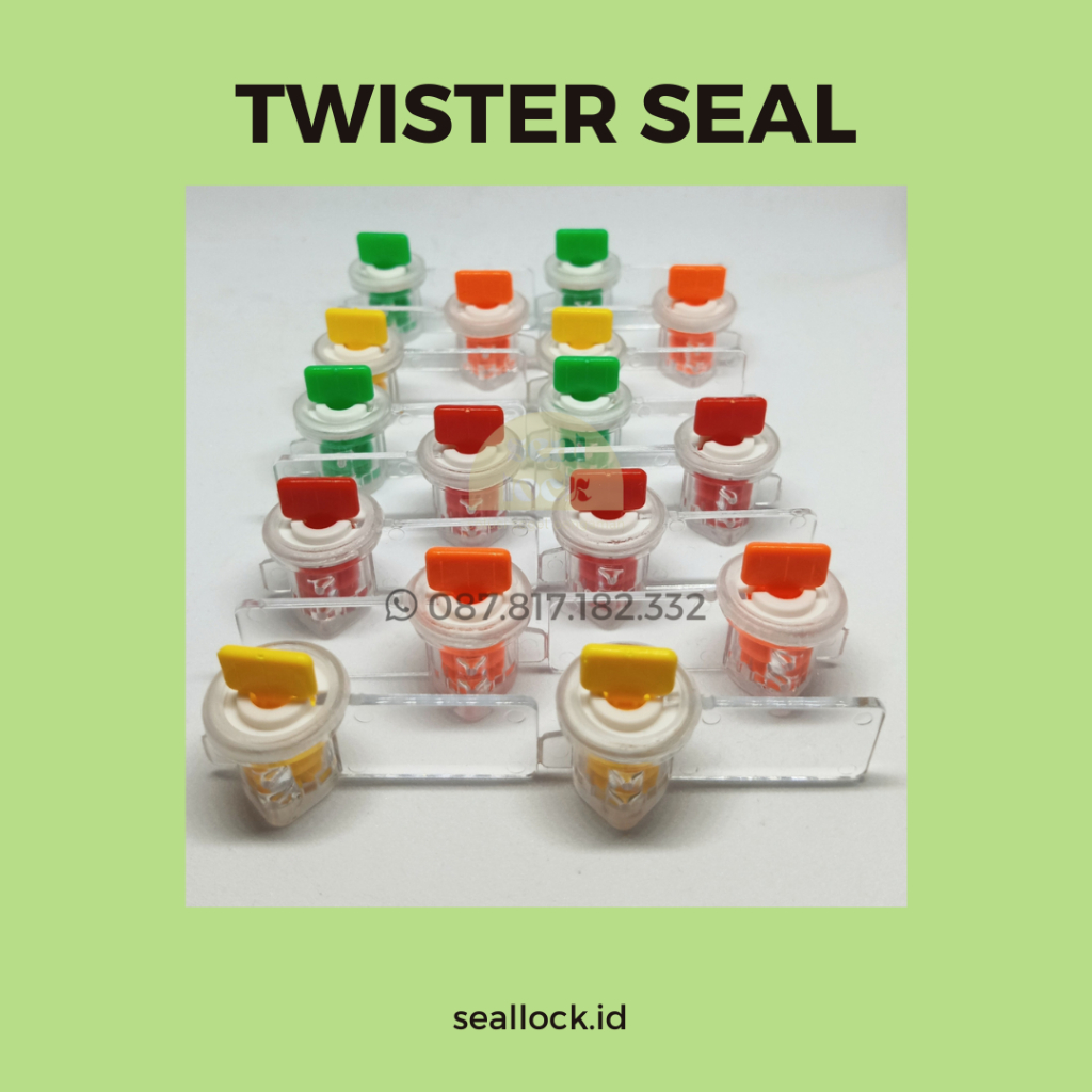 Jual Segel Putar PLN Meteran Listrik Segel PDAM Seal Twister Security ...