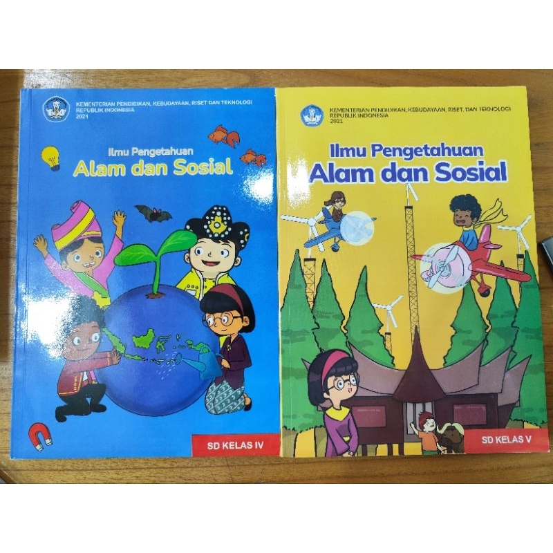 Jual Buku Ilmu Pengetahuan Alam Dan Sosial (IPAS) SD Kelas 4 5 ...