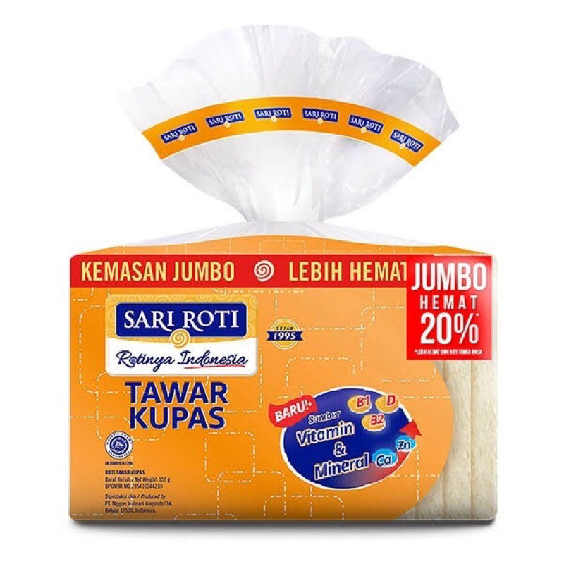 Jual SARI ROTI TAWAR KUPAS JUMBO (Dimohon membaca deskripsi) | Shopee ...