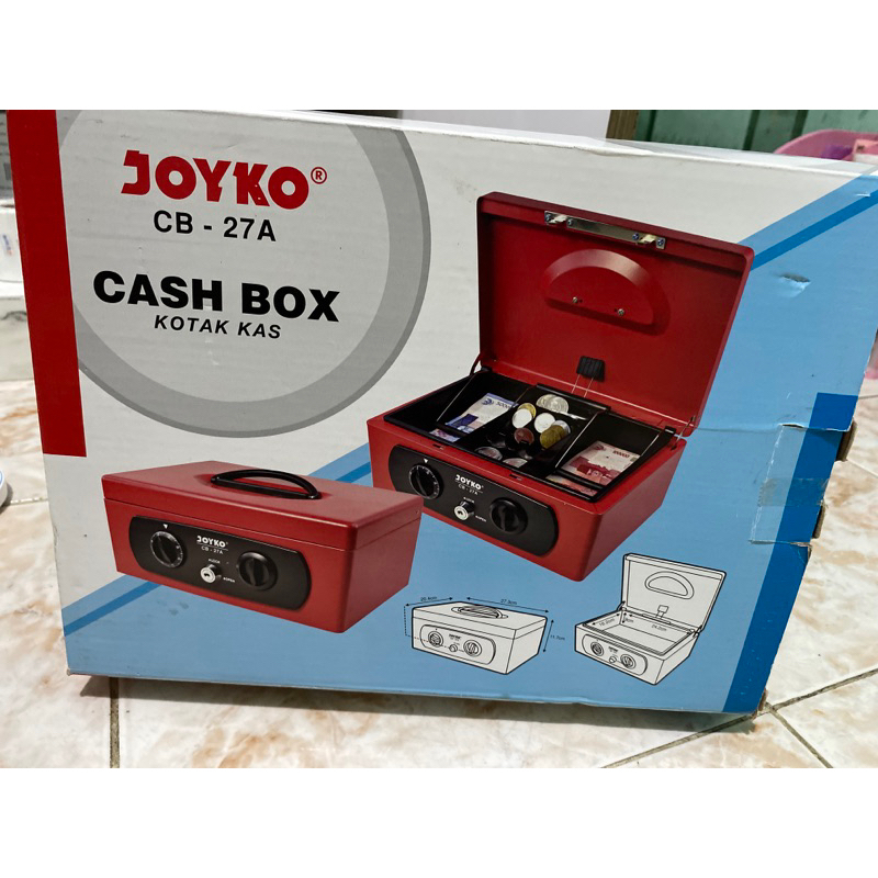 Jual Cash Box Joyko ( Biru ) Shopee Indonesia