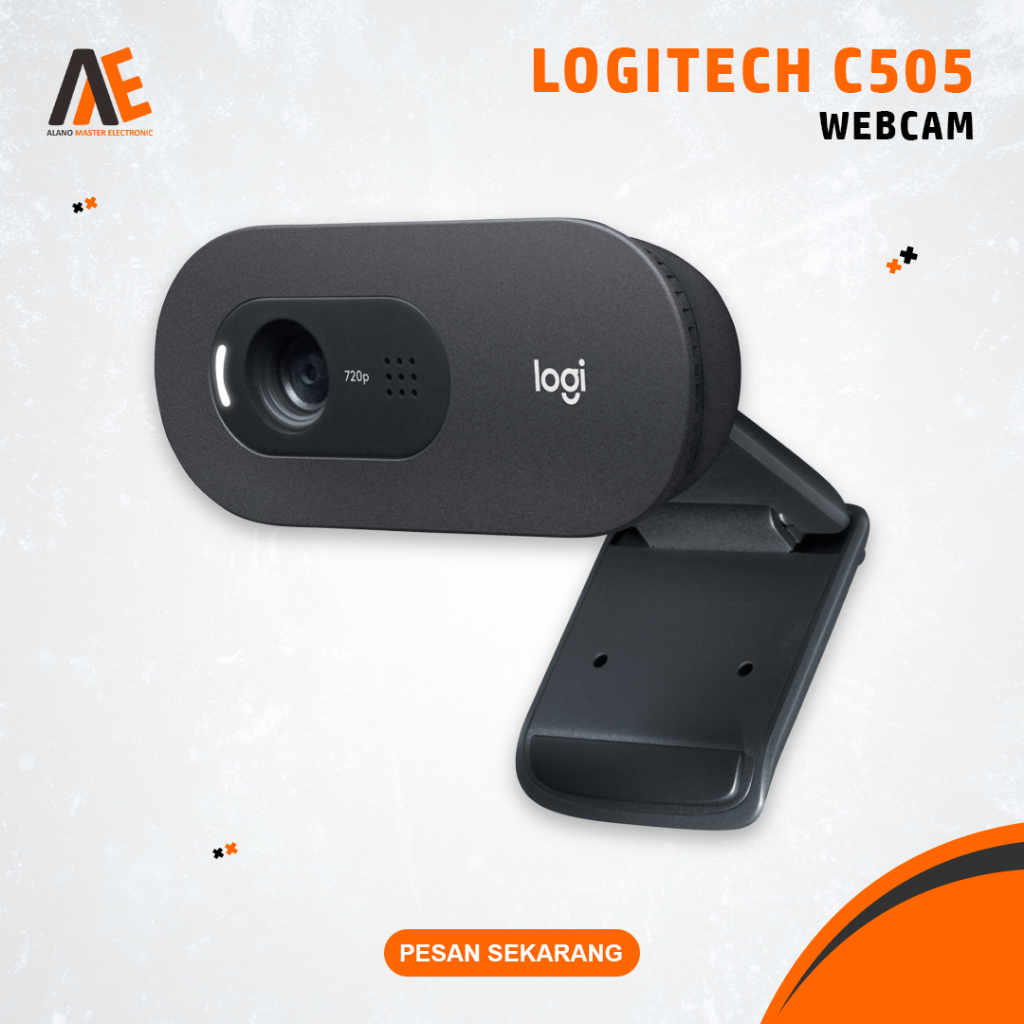 Jual Web Cam Logitech C505 HD 720P Webcam Komputer PC Laptop | Shopee ...