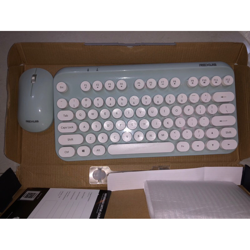 Jual Preloved Wireless Keyboard Mouse Rexus Bekas | Shopee Indonesia