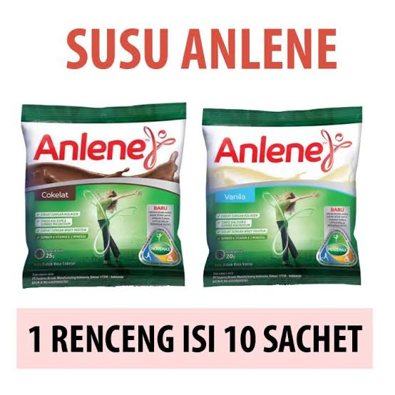 Jual Anlene Actifit Sachet 20g, 1 Renteng Isi 10pcs | Shopee Indonesia