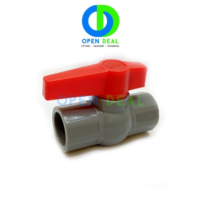 Jual Stop Kran Pvc Pass Polos Tanpa Drat Ball Valve Pvc In Inch Shopee Indonesia