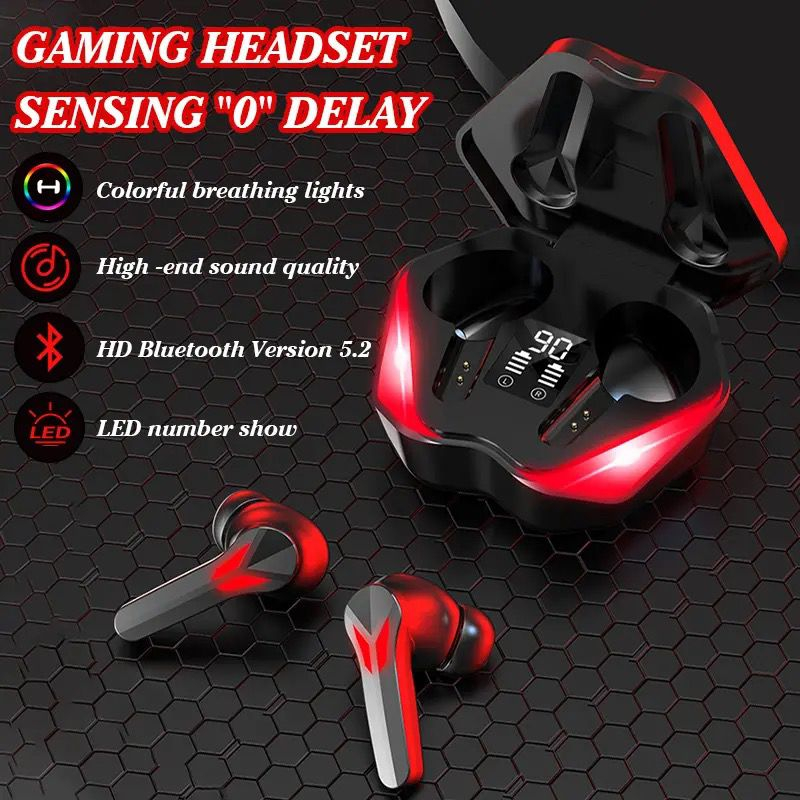 Jual Headset Bluetooth Gaming J13 TWS Earphone Wireless Hifi Stereo