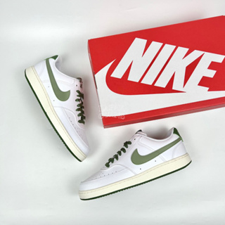 NIKE AIR FORCE 1 '07 TRIPLE WHITE GREEN WOMEN/GIRL GS MULTI SIZE *NEW * AF1