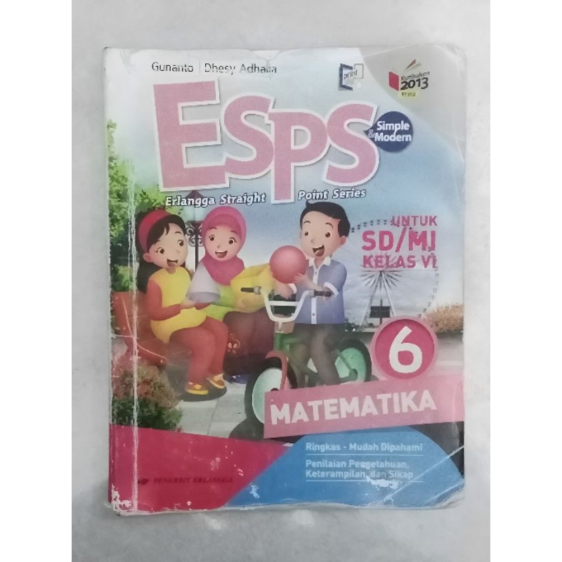 Jual Buku Esps Matematika Kelas 6 Sdmi Penerbit Erlangga Shopee Indonesia 5222