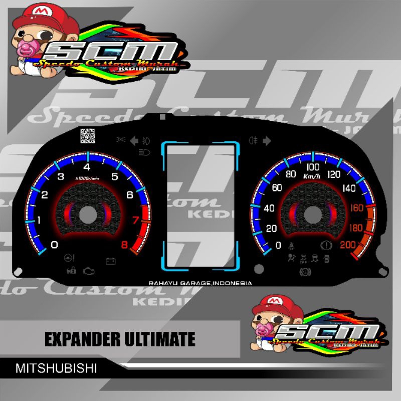 Jual Papan speedometer custom Xpander ULTIMATE Panel spidometer Xpander ...