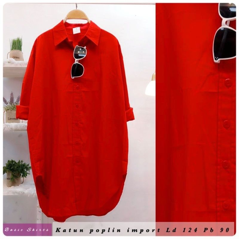 Jual Laura Premium Tunik Dress 2860 2852 Tunik Merah Putih 17 Agustus