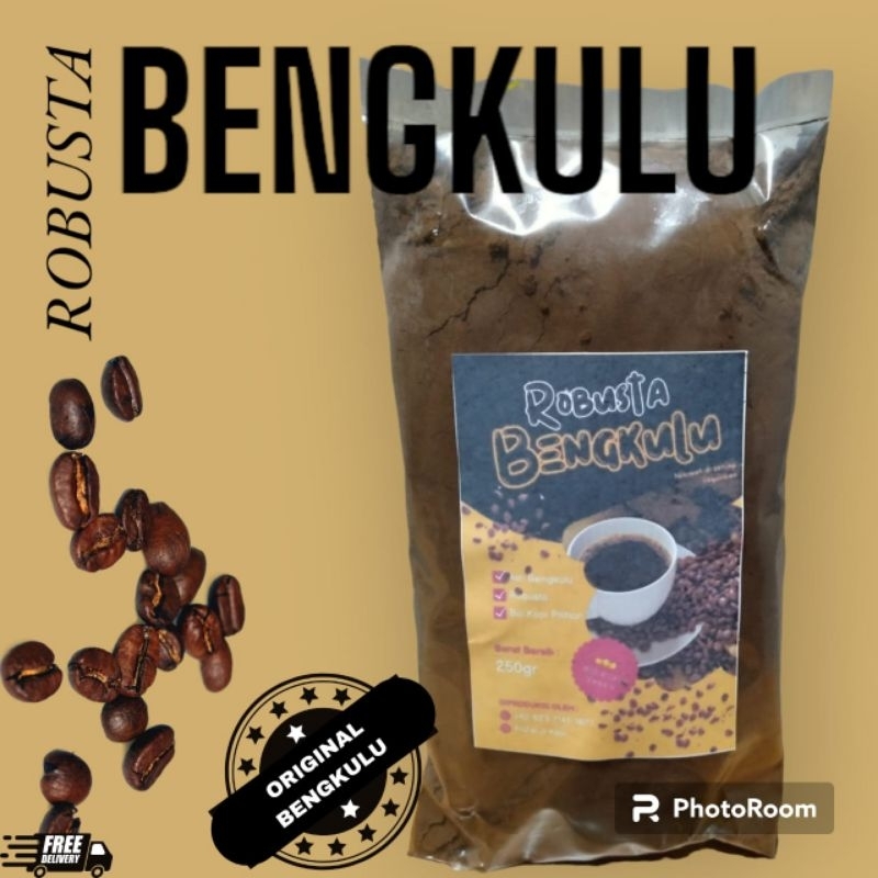 Jual Kopi Robusta Asli Bengkulu Kepahiang Sumatera 250 Gram | Shopee ...