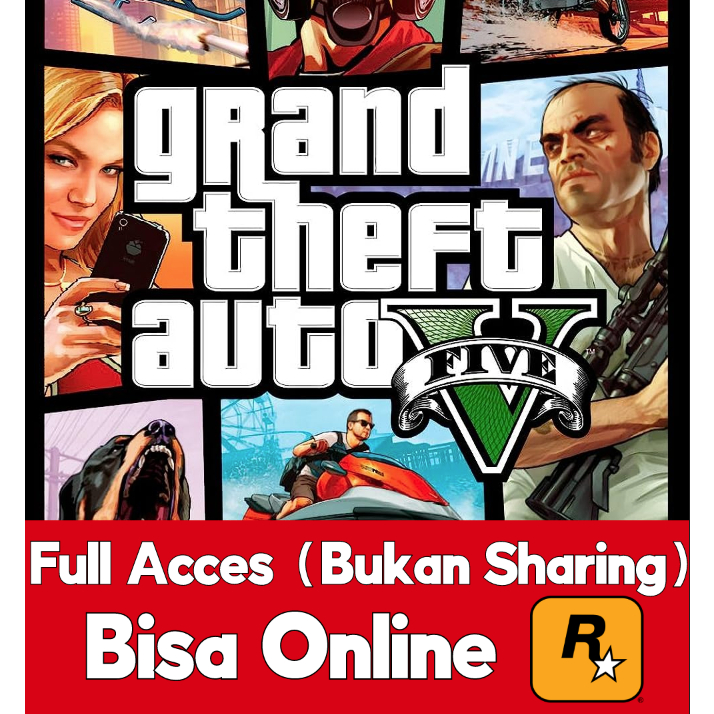 Jual Grand Theft Auto V GTA 5 / GTA V Premium Online Edition PC ...