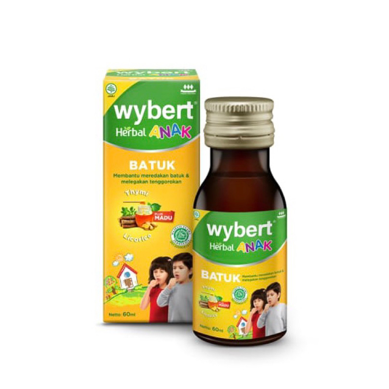 Jual Wybert herbal batuk anak 60 ml ( meringankan batuk hidung ...