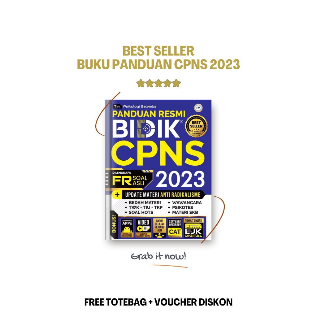 Jual BUKU CPNS | PANDUAN RESMI BIDIK CPNS 2023 - FORUM EDUKASI | Shopee ...