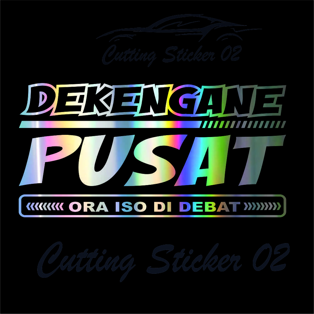 Jual STICKER KATA KATA DEKENGANE PUSAT STICKER KACA BODY STICKER ...