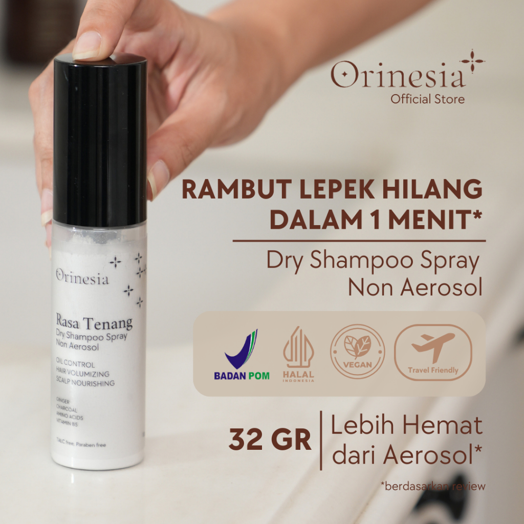 Jual Dry Shampoo Non Aerosol Hair Powder Travel Size Rambut Lepek 32 Gr Shopee Indonesia