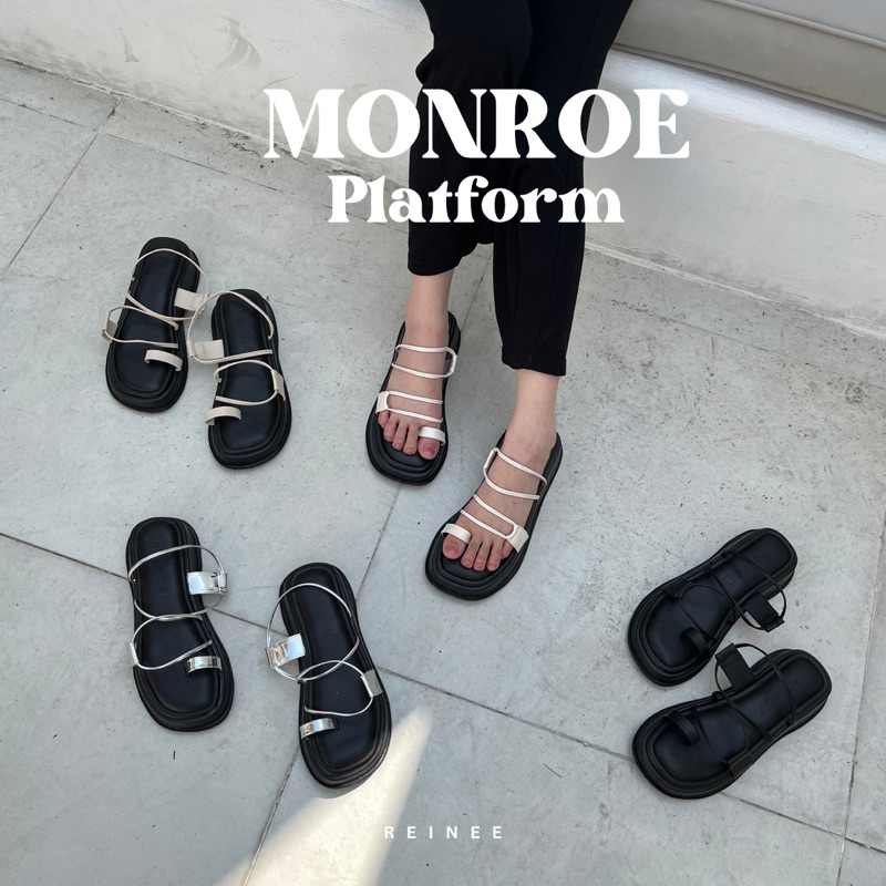 Jual REINEE Monroe Platform Sandals Shopee Indonesia
