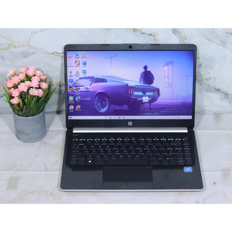 Jual LAPTOP SLIM HP 14s CF1047TUINTEL 4205U RAM 4GB SSD 128GB + HDD