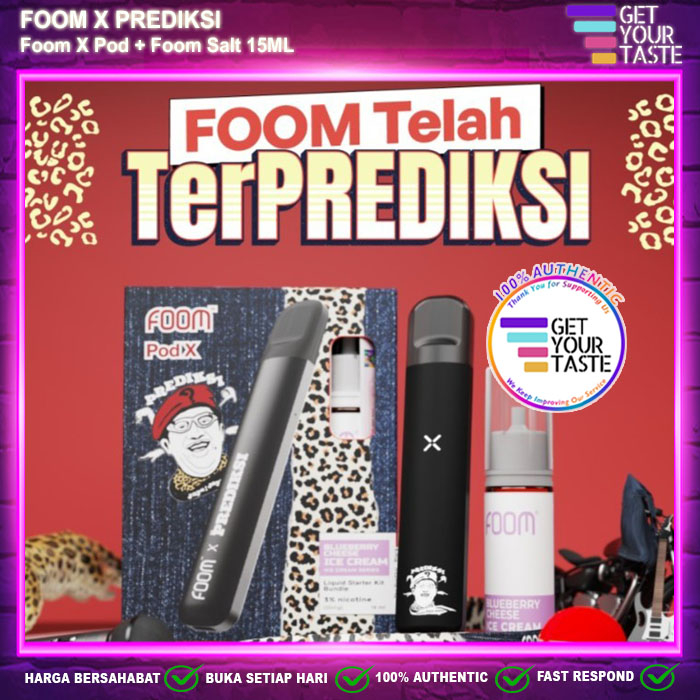 Jual Foom X Prediksi Edition Bundling W Mah Pod Kit Authentic By Foom Shopee Indonesia