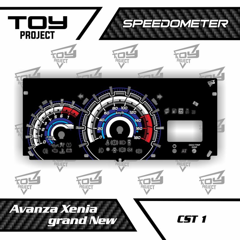 Jual Custom Panel Speedometer Avanza Grand New Veloz Tahun 2016 2021