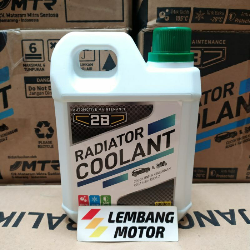 Jual Air Radiator - Coolant 2B 1L - 1000cc | Shopee Indonesia